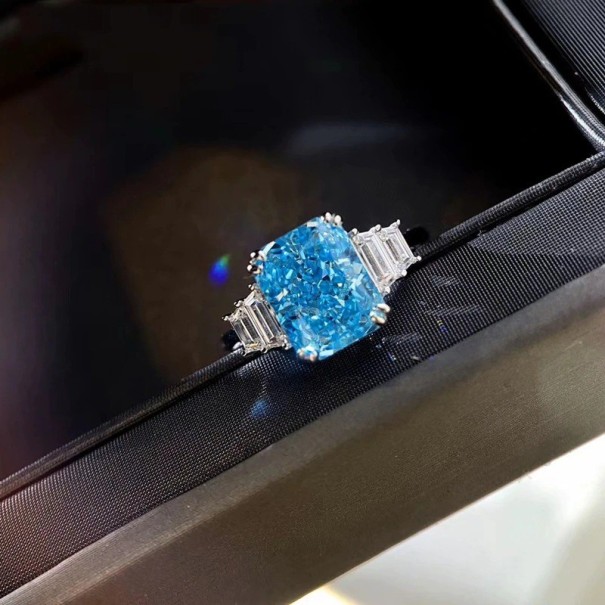 Anillo de mujer D1854 azul