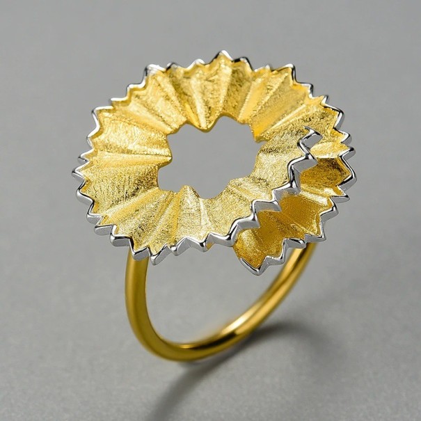 Anillo de mujer D2002 dorado 7,5