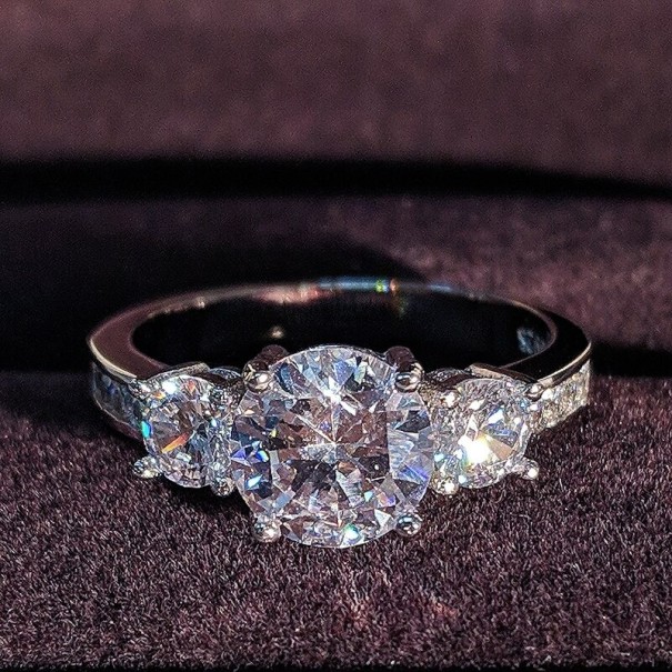 Anillo de mujer D2032 plateado 8