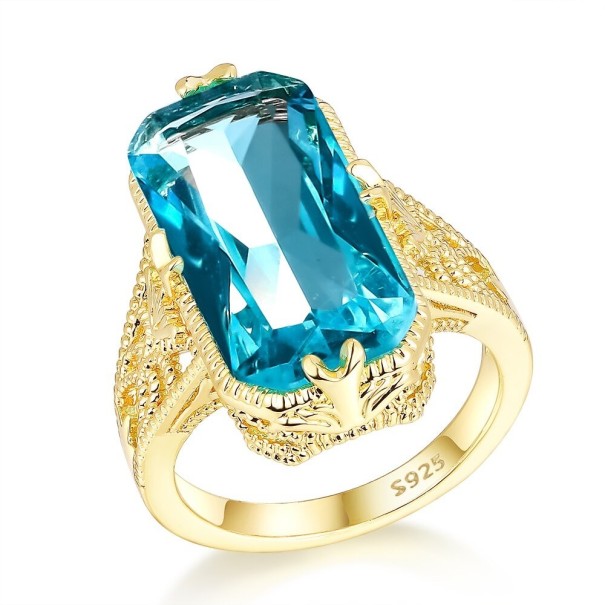 Anillo de mujer D2115 dorado 6