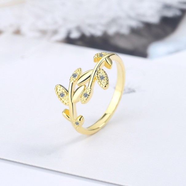 Anillo de mujer D2123 dorado