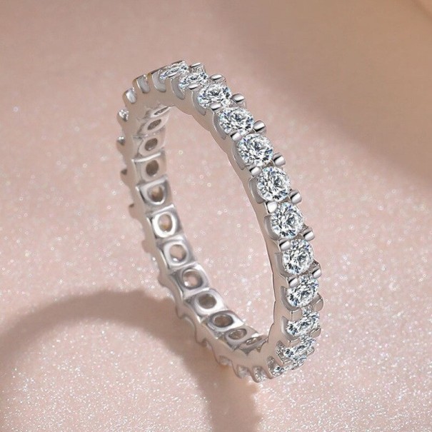 Anillo de mujer D2126 plateado 9