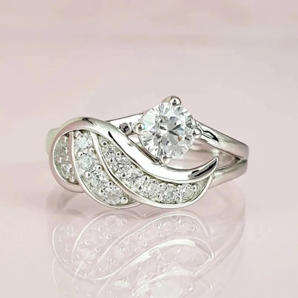 Anillo de mujer D2438 plateado 10