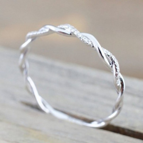 Anillo de mujer D2521 plateado 7
