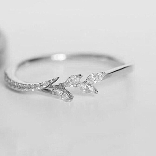 Anillo de mujer D2565 plateado 7