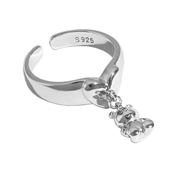 Anillo de mujer D2649 plateado