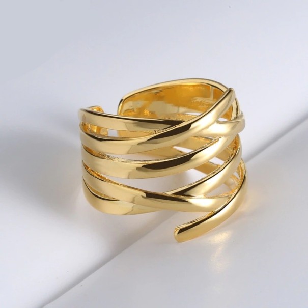 Anillo de mujer D2725 dorado