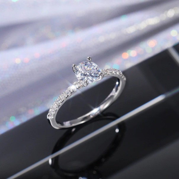 Anillo de mujer D2731 plateado 11