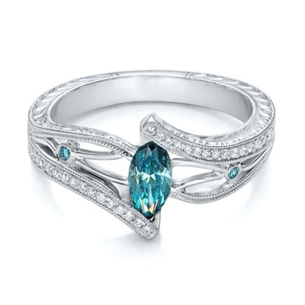 Anillo de mujer D2956 turquesa 9