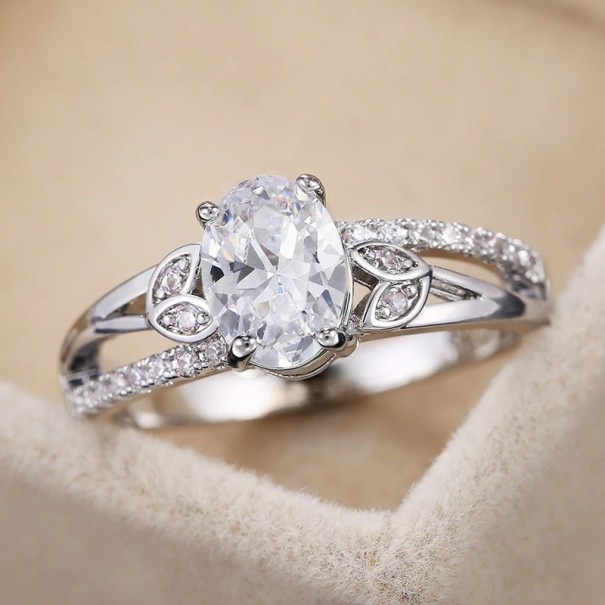 Anillo de mujer D3004 blanco 6