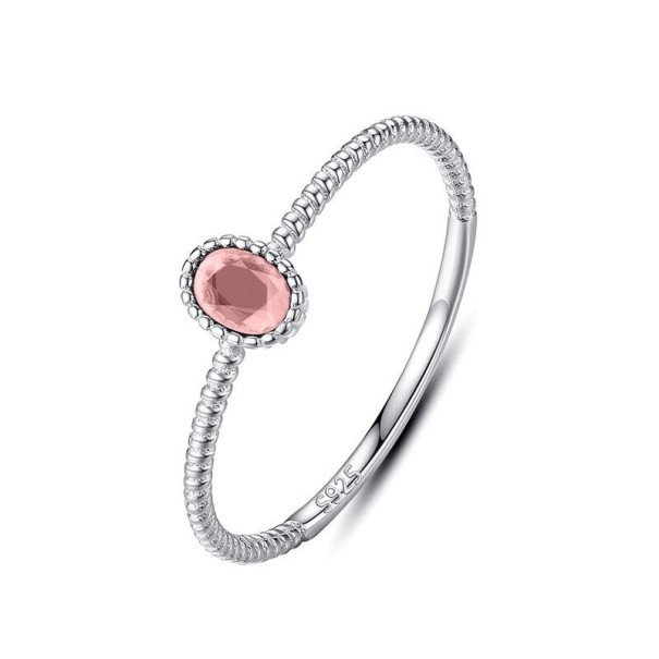 Anillo de mujer D868 rosa 5