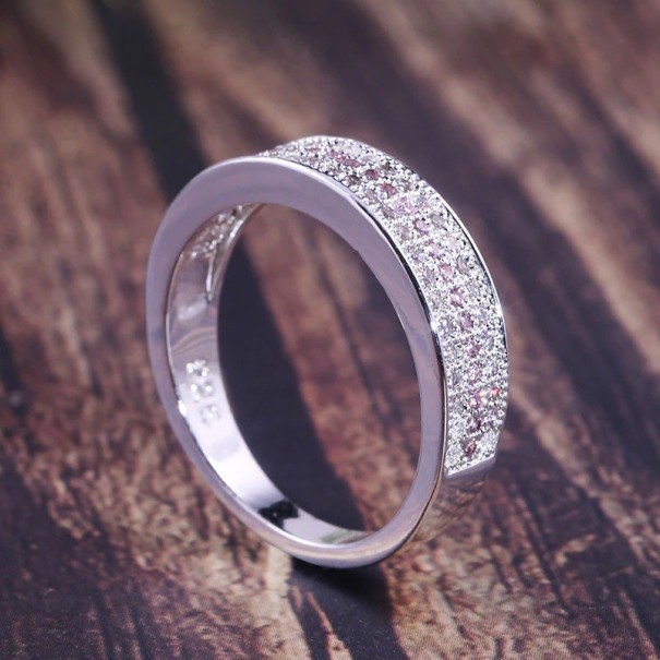 Anillo de mujer D900 rosa 8