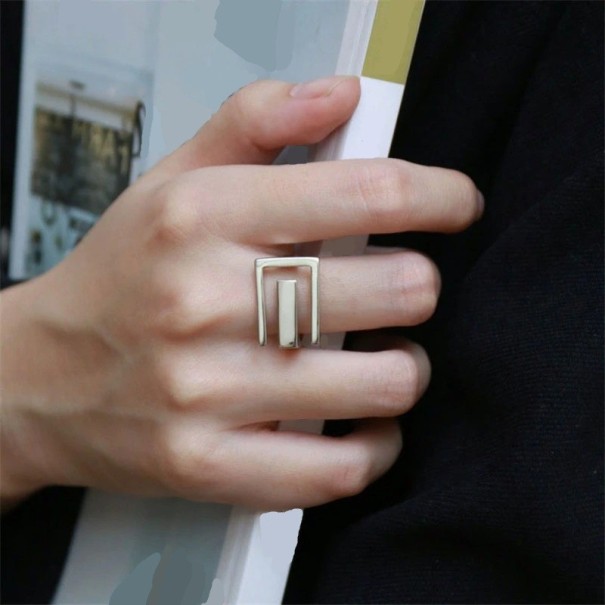 Anillo de mujer D903 plateado