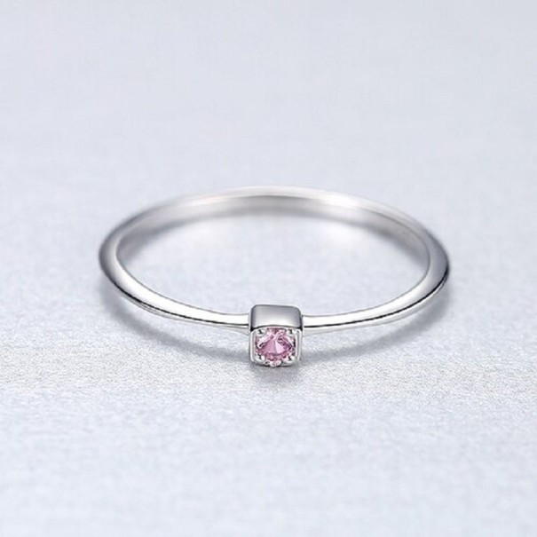 Anillo de mujer D933 rosa claro 6