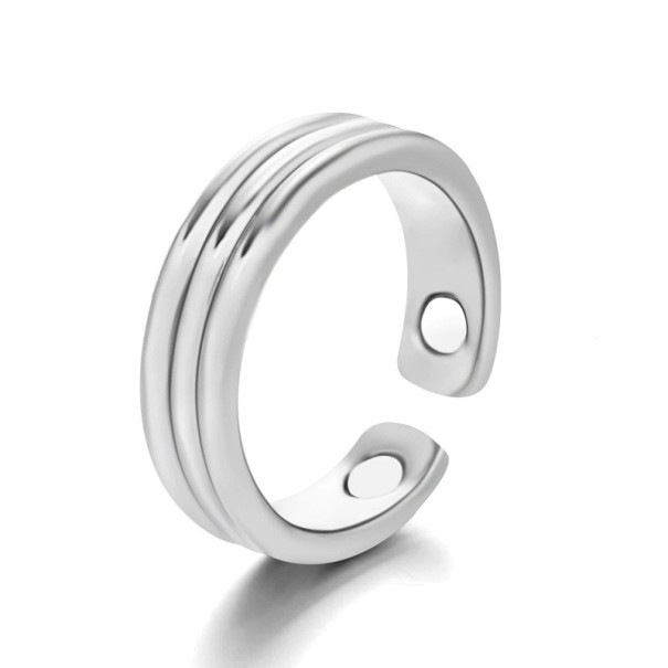 Anillo de pérdida de peso plateado