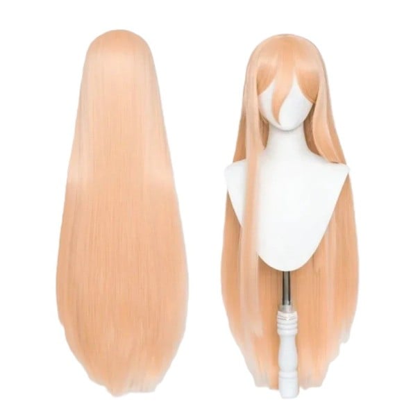 Anime paruka cosplay kostým Power Chainsaw Man syntetická vlákna stylizovaný účes pro cosplay a tematické akce oranžová