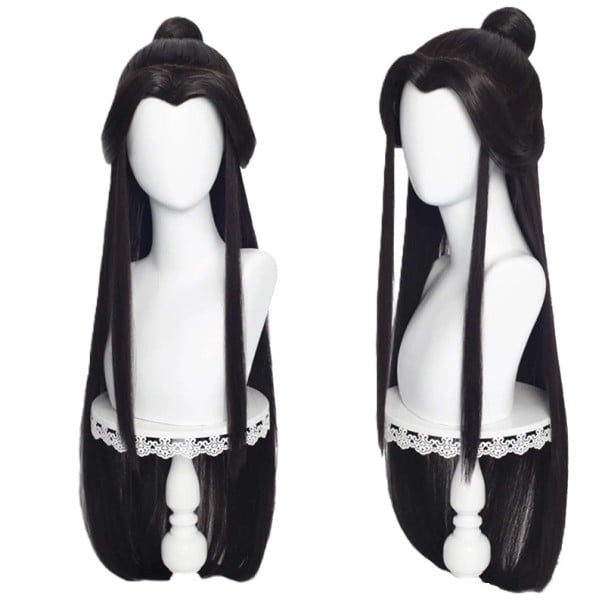 Anime paruka cosplay kostým Xie Lian Heaven Official’s Blessing syntetické provedení dlouhý stylizovaný účes pro cosplay 1