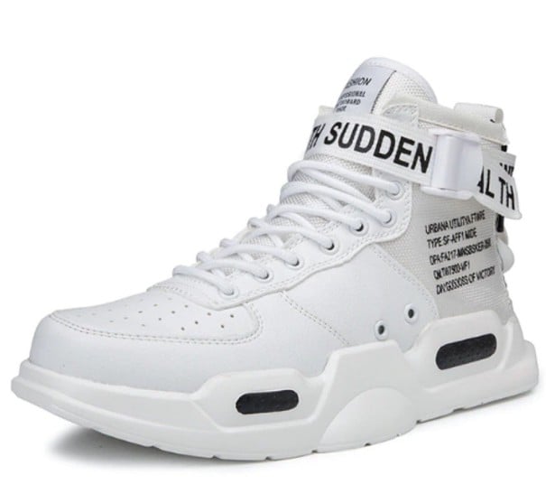 Ankelsneakers för män vit 39