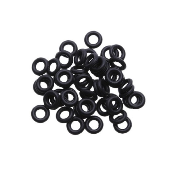 Anneaux en caoutchouc pour flèches 50 pcs noir
