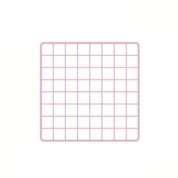 Anschlagtafel aus Metall rosa 1