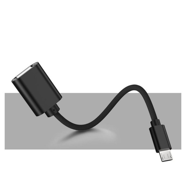 Αντάπτορας Micro USB σε USB K78 μαύρο