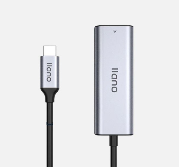 Αντάπτορας USB-C 3.0 σε RJ45 Δικτυακή αντάπτορας για σύνδεση συσκευών με θύρα USB-C σε ενσύρματο δίκτυο Ταχύτητα έως 1 Gbps Ασημένιο χρώμα 1