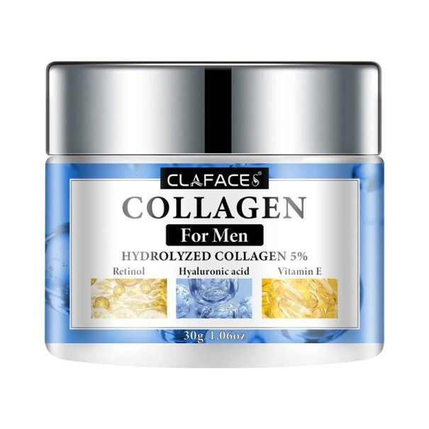 Anti-Falten-Creme für Männer mit Retinol und Collagen 30 g Feuchtigkeitsspendende, straffende Pflege Hautregeneration Reduzierung feiner Linien Tiefenpflege 1