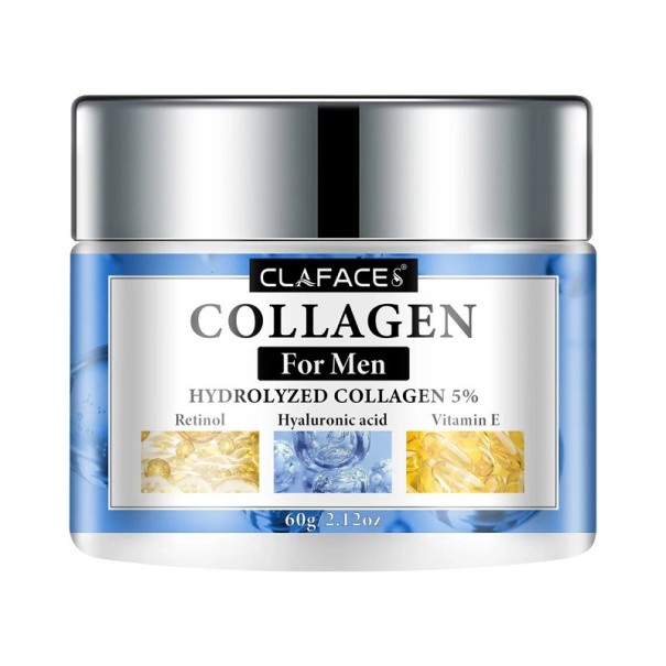 Anti-Falten-Creme für Männer mit Retinol und Collagen Feuchtigkeitsspendende, straffende Pflege Hautregeneration Reduzierung feiner Linien Tiefenpflege 60 g 1