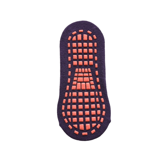 Anti-Rutsch-Socken für Damen N998 dunkelviolett