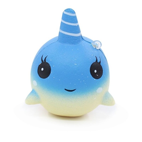 Anti-stress squishy enhjørning A2045 blå
