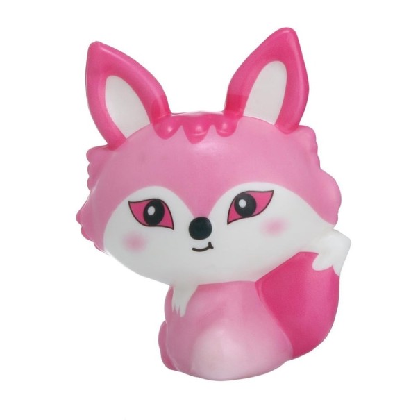 Anti-stress squishy ræv rosa