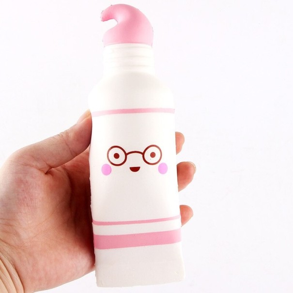 Anti-stress squishy tandpasta roze