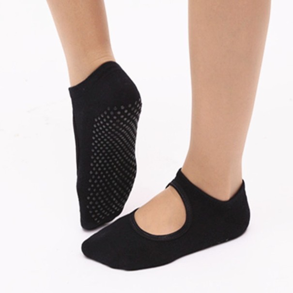 Antislip danssokken voor dames zwart