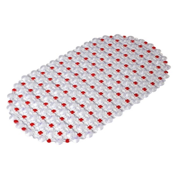 Antislip douchemat rood