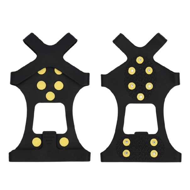 Antislip klimmaatsen Grootte L 40-45 Elastisch TPE met stalen punten Veilige wandeling op sneeuw en ijs Buitenuitrusting 1