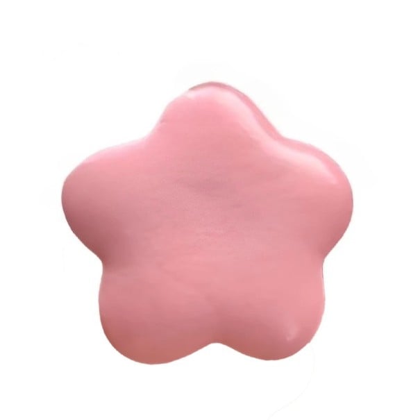 Antistresová mačkací hvězda squishy 11 × 11 cm měkká pružná hračka s pomalým návratem do tvaru pro uvolnění stresu a relaxaci růžová