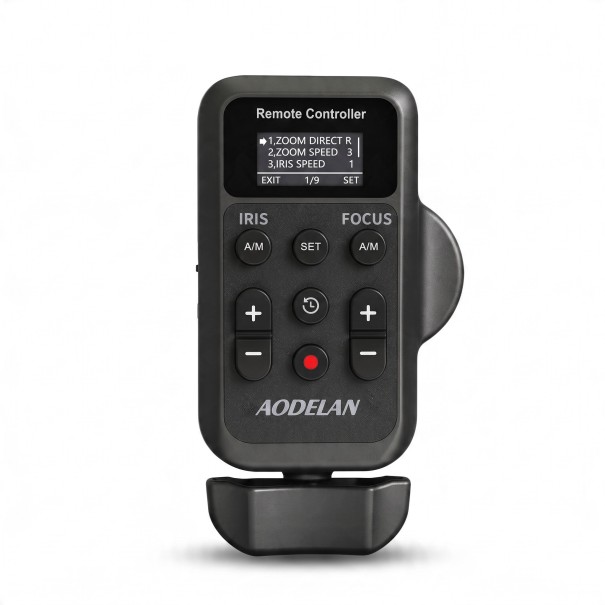 AODELAN ZC-3 Wireless Remote Control for Canon Camcorders with Zoom Focus and Aperture Display Black for Tripod Shooting 1
