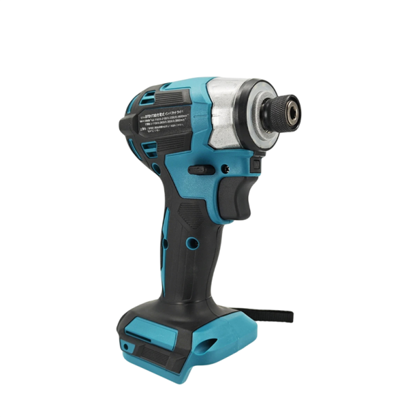 Aparat de găurit cu impact cu acumulator Makita 18V, 180 N.m, 3600 rot/min, motor fără perii, corp compact 115x63 mm, fără baterie și încărcător albastru