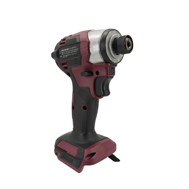 Aparat de găurit cu impact cu acumulator Makita 18V, 180 N.m, 3600 rot/min, motor fără perii, corp compact 115x63 mm, fără baterie și încărcător burgundy