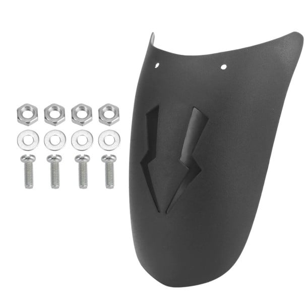 Apărătoare pentru motocicletă 24,5 x 20 x 12 cm Apărătoare universal pentru spate Varianta neagră Protecție împotriva noroiului 1
