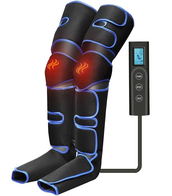 Aparelho de massagem para pés azul escuro