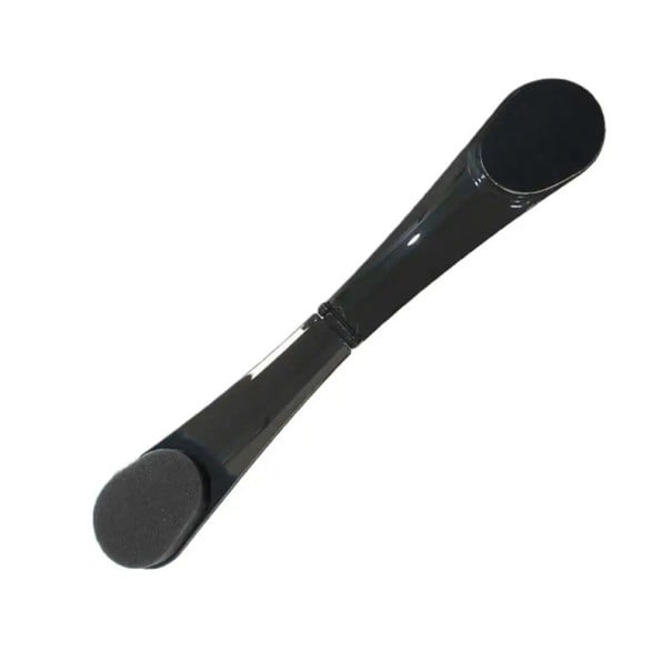 Aplicador de espalda para crema autobronceadora plegable 35 cm portátil esponjoso sin rayas negro para bronceadores y otras cremas en todo el cuerpo 1