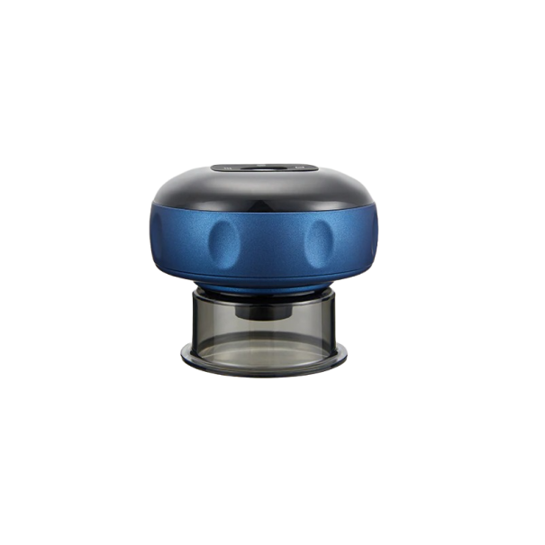 Appareil de massage par ventouses bleu