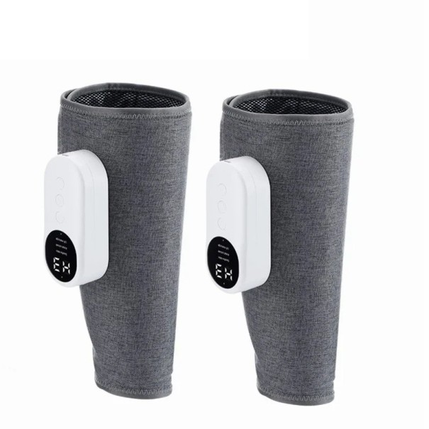 Appareil électrique de massage lymphatique des mollets Ensemble de 2 pièces Avec chauffage Compression d'air 3 modes de massage Réglage de la température Contre les gonflements Détente musculaire 1