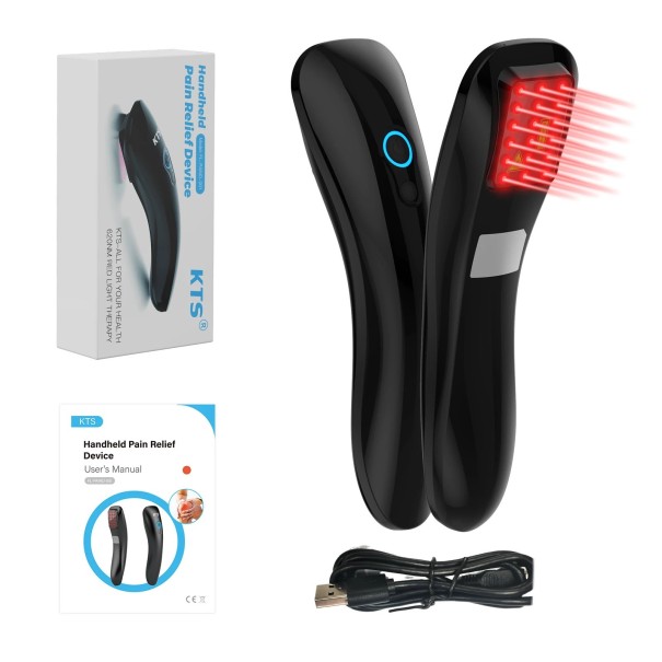 Appareil portable de thérapie par lumière rouge 620 nm avec 18 diodes pour la douleur des articulations et des muscles, adapté pour un usage domestique et de voyage 1
