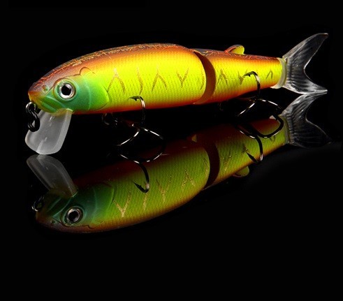 Appât avec yeux de poisson 3D J3213 jaune