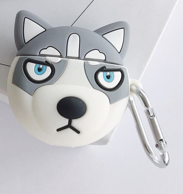 Apple Airpods 1/2 -kotelo K2210 harmaa