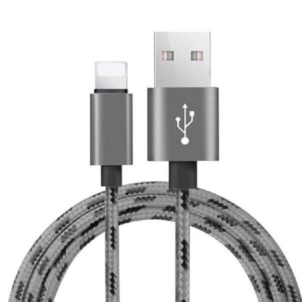 Apple Lightning-datakabel K484 grå