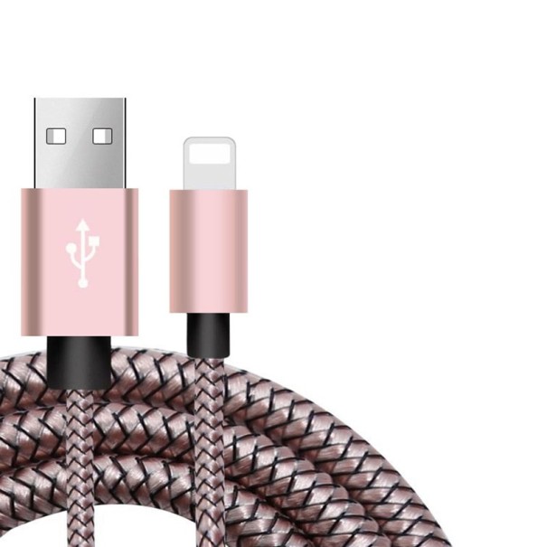 Apple Lightning - USB adatkábel rózsaszín 2 m