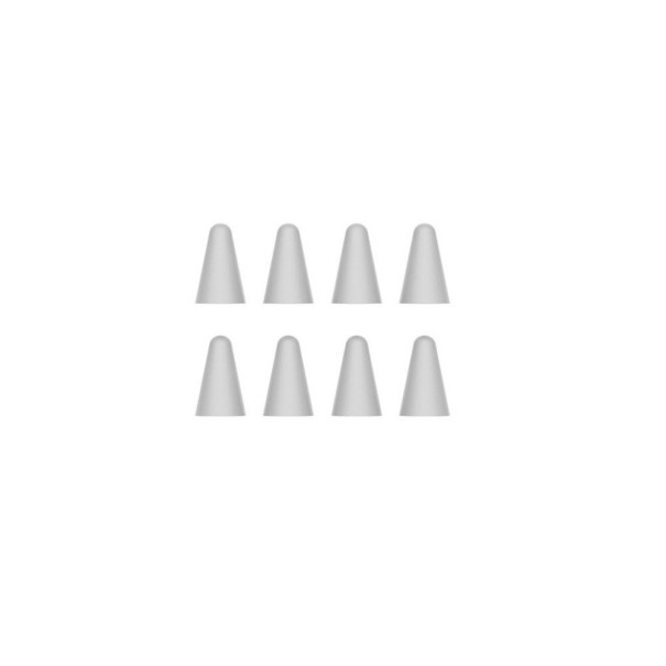 Apple Pencil 1/2 penpuntdop 8 stuks grijs